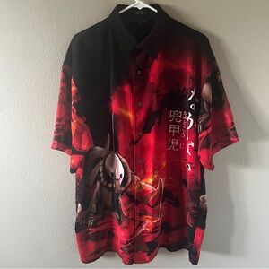 MT:2 Anime Gundam Button Down Shirt